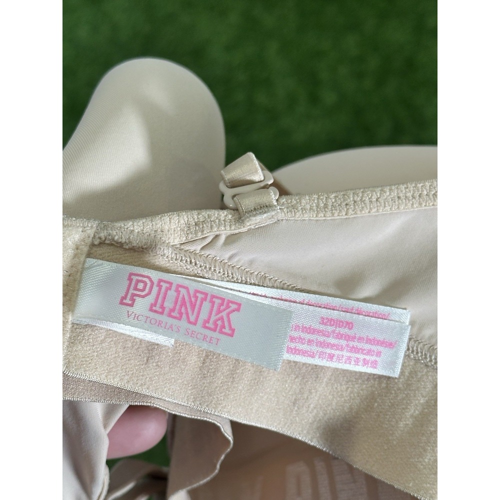 Victoria's Secret Wear Everywear Lightly Lined Bra Women 32D Neutral Nude - Picture 6 of 9